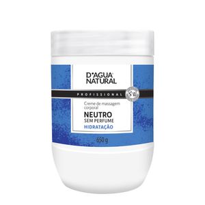Creme de Massagem Dagua Natural Neutro 650g