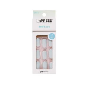 Unha Postiça Kiss NY Autocolante imPRESS Self Love Média - TBT
