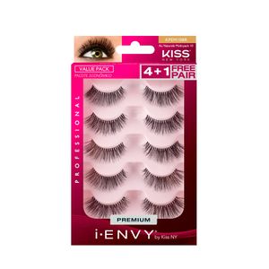 Kit Kiss New York i-Envy Au Naturale 03 - Cílios Postiços 5x5g