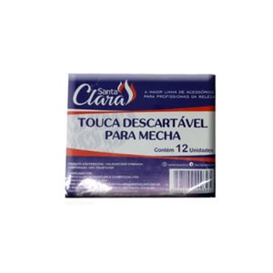 Santa Clara Touca Descartável Para Mecha - Com 12 Unidades Ref.39