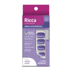 Unhas Ricca Auto Color Alias, Lilas - Ricca