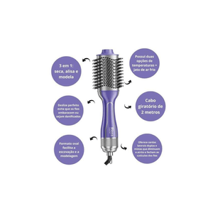 Escova Secadora Ricca Flash Dry Bivolt - Ricca