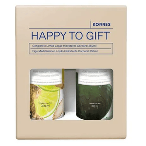 Kit Korres Loção Corporal Gengibre e Limão