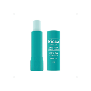 Protetor Labial Ricca Menta FPS30 - Ricca