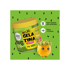 Gelatina S Line Antifrizz Kids Melão 550 - Salon Line