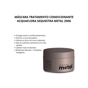 Tratamento Condicionante  Acquaflora Sequestrador de Metais - 250ml