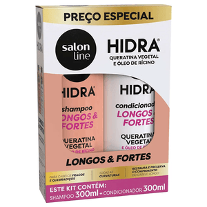 Kit Hidra Queratina e Óleo de Rícino - Salon Line