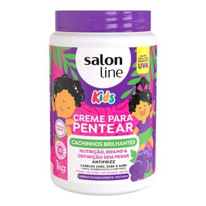 Creme para Pentear Salon Line Kids Cachinhos Brilhantes 1Kg