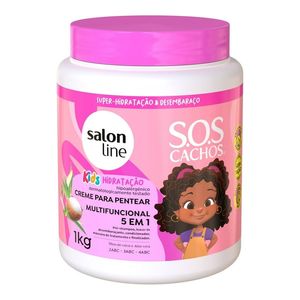 Creme para Pentear Multifuncional 5 em 1 Hidratação Kids Salon Line - 1kg