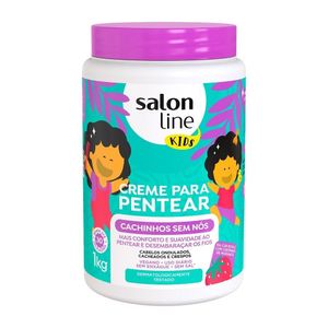 Creme para Pentear Salon Line Cachinhos Sem Nós 1kg - Salon Line