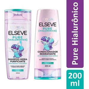 Shampoo Elseve Pure Hialurônico 200ml