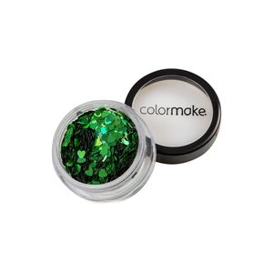 Glitter Shine Colormake Coração Verde 2g