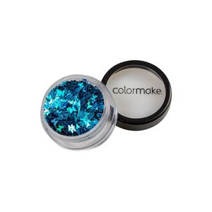 Glitter Shine Colormake Borboleta Azul Turquesa 2g