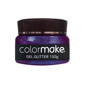 Glitter em Gel Color Make Roxo 150G