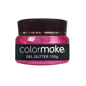 Glitter em Gel Colormake Pink 150g
