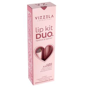 Batom Vizzela Lipstick Corajosa - Vegano e Confortável - 4g