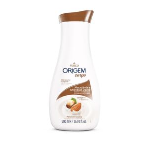 Creme Hidratante Corporal Origem Amêndoas e Macadâmia 380ml