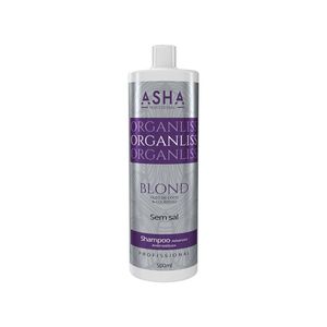 Shampoo Asha Anti Resido Organ Liss Blond 500ml