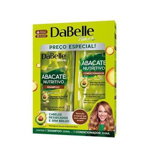 Kit Dabelle Shampoo + Condicionador Abacate Nutritivo - 450ml