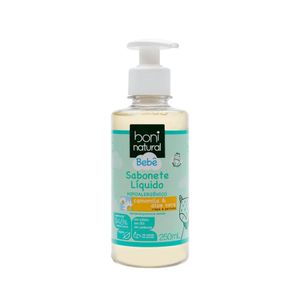 Sabonete Líquido Boni Natural Bebê Camomila e Calêndula - 250ml