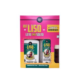 Kit Lola Liso Leve And Solto - Shampoo+ Spray Antifrizz