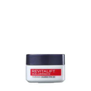 Creme Facial Anti-Idade L'Oréal Paris Revitalift Hialurônico Diurno FPS20 49g