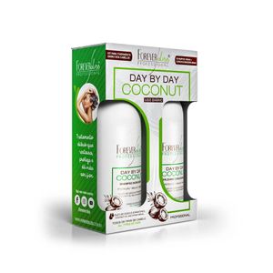 Kit Shampoo e Báls. Forever Liss Day By Day Coconut 2x300ml