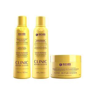 Kit Richée Clinic Repair - Shampoo + Condicionador e Máscara