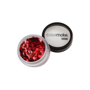 Glitter Shine Colormake Flor Vermelho 2g