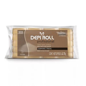 Depiroll Barra Tradicional - Cera Depilatória Blocos Quente 1kg