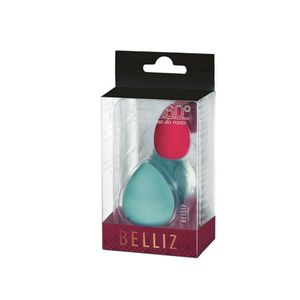Kit de Esponjas Belliz Micro e Mini 360º Verde e Rosa (2 Produtos)