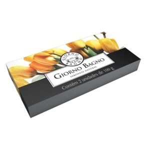 Kit Giorno Bagno Tulipa Multicor - Sabonete Base Vegetal Contém 2 unidades de 100g