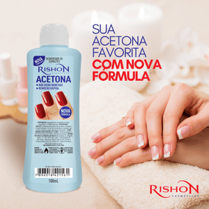 Kit Rishon 2 Removedores Esmalte 600ml