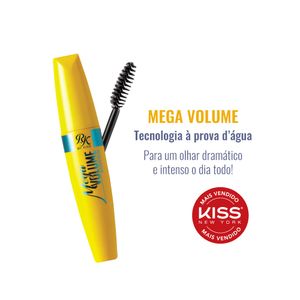 Máscara de Cílios Ruby Kisses  à Prova d'Água - Mega Volume