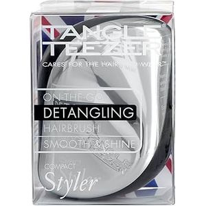 Escova Compacta de Desembaraçar On-The-Go - Starlet Silver - Tangle Teezer