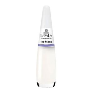 Impala Cosmeticos Top Blanc - EsmalteTransparente/ Branco 7,5ml