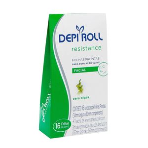 Depiroll Facial Algas - Folhas Prontas Com 8 Pares